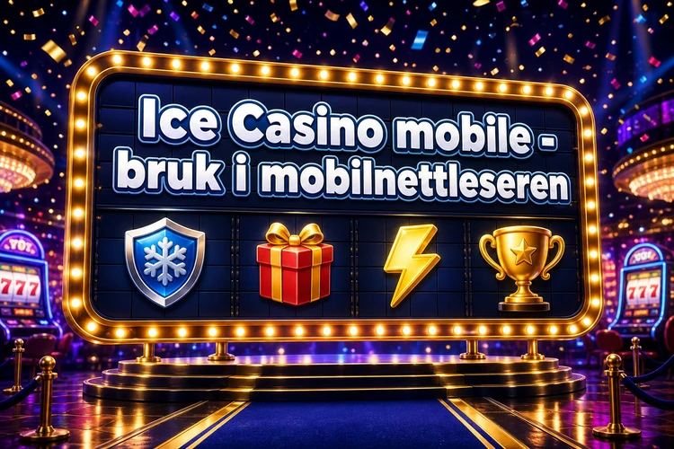 Ice Casino mobile - bruk i mobilnettleseren